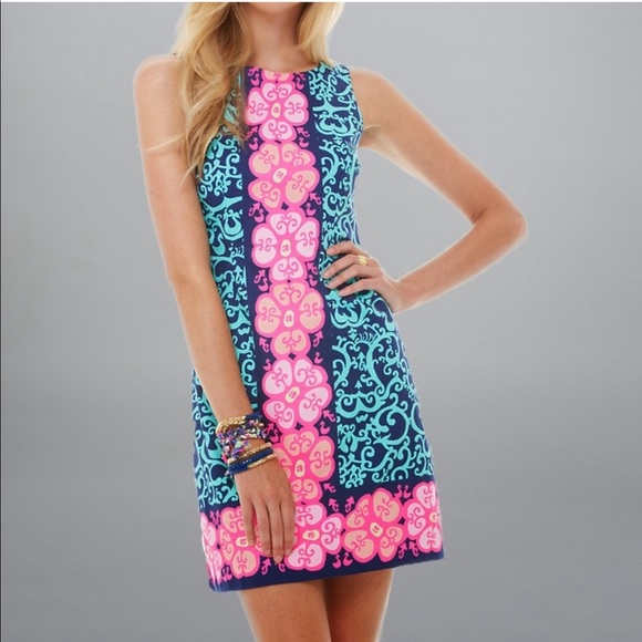 Lilly Pulitzer Delia Shift Dress - 4 - Picture 1 of 5